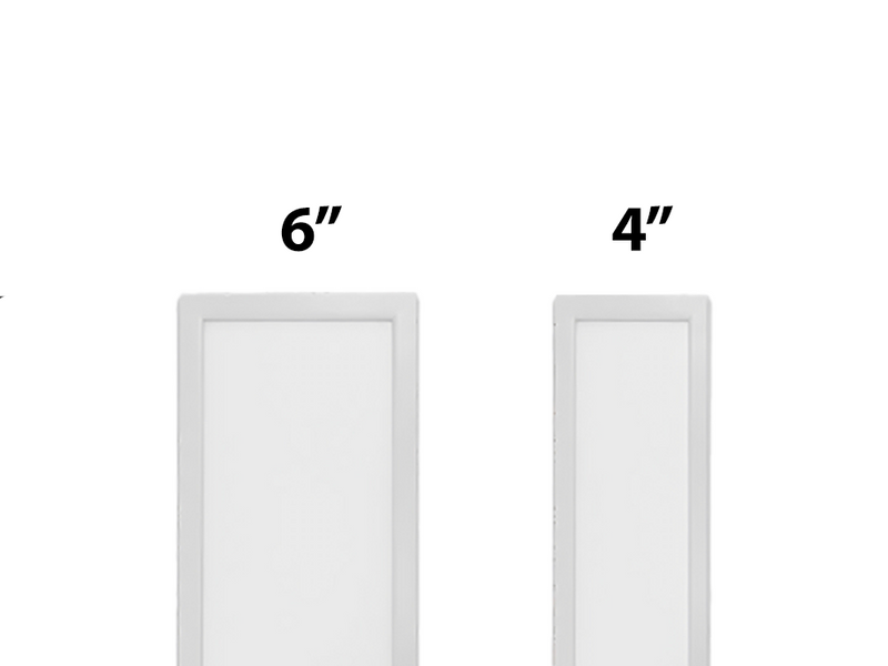 4FT LED Slim Linear Recessed Panel, 4600 Lumen Max, Wattage & CCT selectable, 120-277V