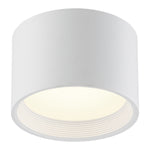 LED Flush Mount Ceiling Light, 2400 Lumens, 30W, 3000K, 120V,White, Reel Collection