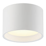 LED Flush Mount Ceiling Light, 2400 Lumens, 30W, 3000K, 120V,White, Reel Collection