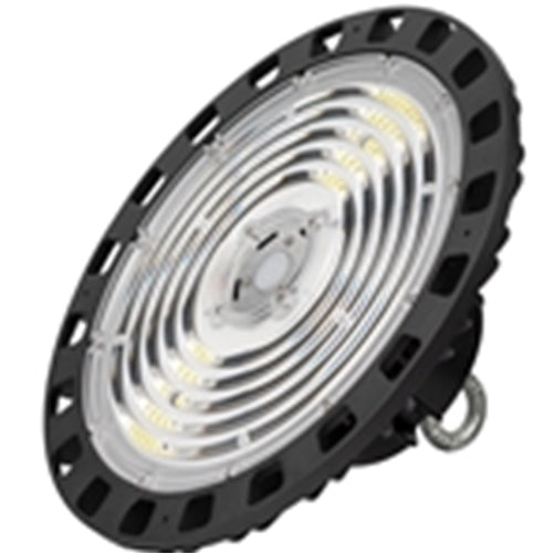 LED UFO High Bay, 150W, 24000 Lumens, 4000K or 5000K, 277-480V, Black Finish