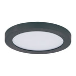 5.25" LED Flush Mount, 900 Lumens, 12W, 3000K CCT, 120V, Black, White, or Satin Nickle Finish