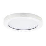 5.25" LED Flush Mount, 900 Lumens, 12W, 3000K CCT, 120V, Black, White, or Satin Nickle Finish