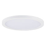 9" LED Flush Mount, 1200 Lumens, 18W, 3000K CCT, 120V, Black, White, or Satin Nickle Finish