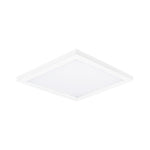 6.5" LED Square Flush Mount, 1050 Lumens, 15W, 3000K CCT, 120V, Black, White, or Satin Nickle Finish