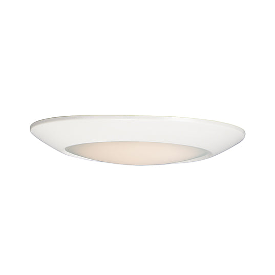 9.25" LED Diverse Flush Mount, 1620 Lumens, 18W, 4000K CCT, 120V, White Finish