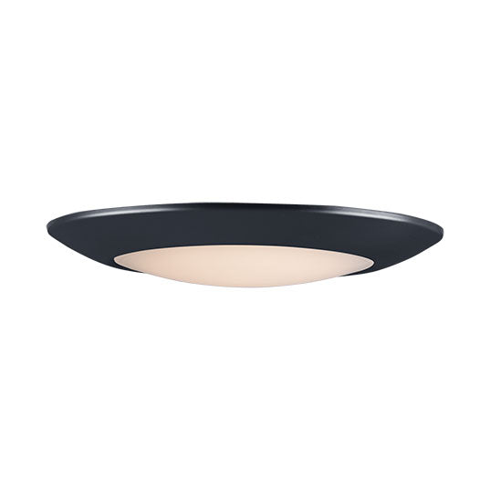 11" LED Diverse Flush Mount, 1800 Lumens, 20W, 3000K CCT, 120V, Black, Bronze, or Satin Nickel Finish