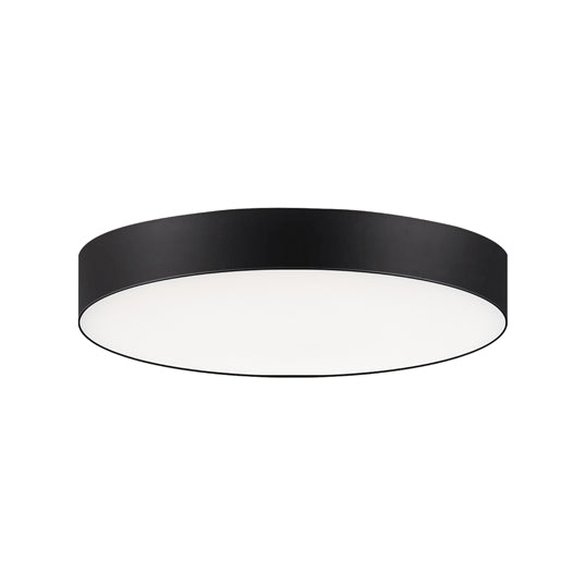 5" LED Flush Mount, 950 Lumens, 12.5W, 3000K, 120-277V, Black or White Finish