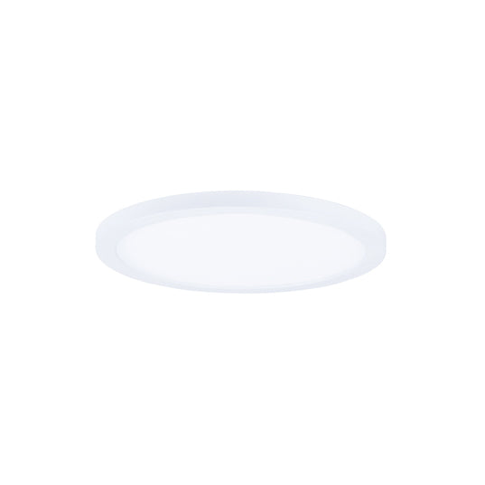 7" LED Wafer Surface Mount, 1,500 Lumens, 15W, 3000K CCT, 120-277V, 0-10V Dimming, White Finish