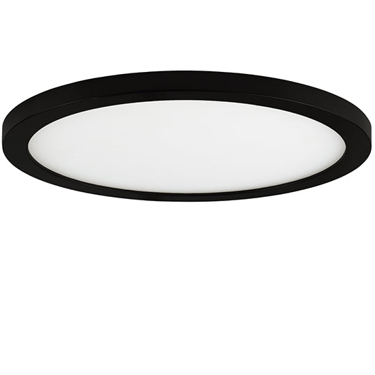 9" LED Wafer Surface Mount, 2,100 Lumens, 20W, 3000K CCT, 120-277V, Black, White, Bronze, or Satin Nickle Finish