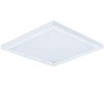 7" LED Square Wafer Surface Mount, 1,250 Lumens, 15W, 3000K CCT, 120V, Black, White, Bronze, or Satin Nickle Finish