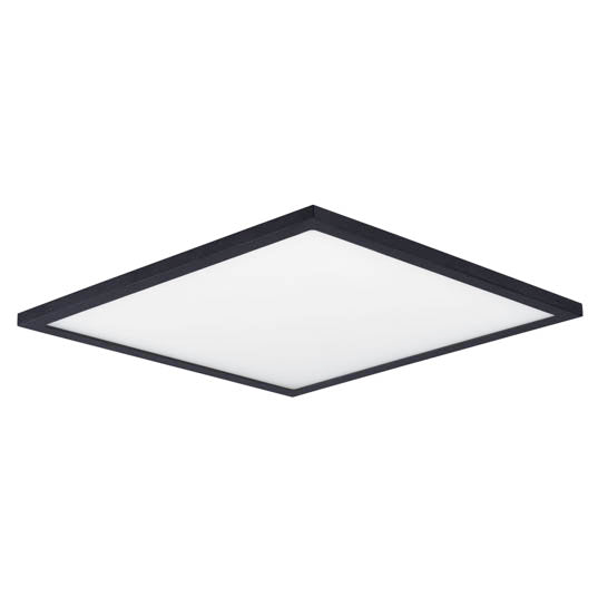 15" LED Square Wafer Surface Mount, 3,000 Lumens, 30W, 3000K CCT, 120-277V, Black, White, or Satin Nickle Finish