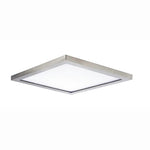 15" LED Square Wafer Surface Mount, 3,000 Lumens, 30W, 3000K CCT, 120-277V, Black, White, or Satin Nickle Finish