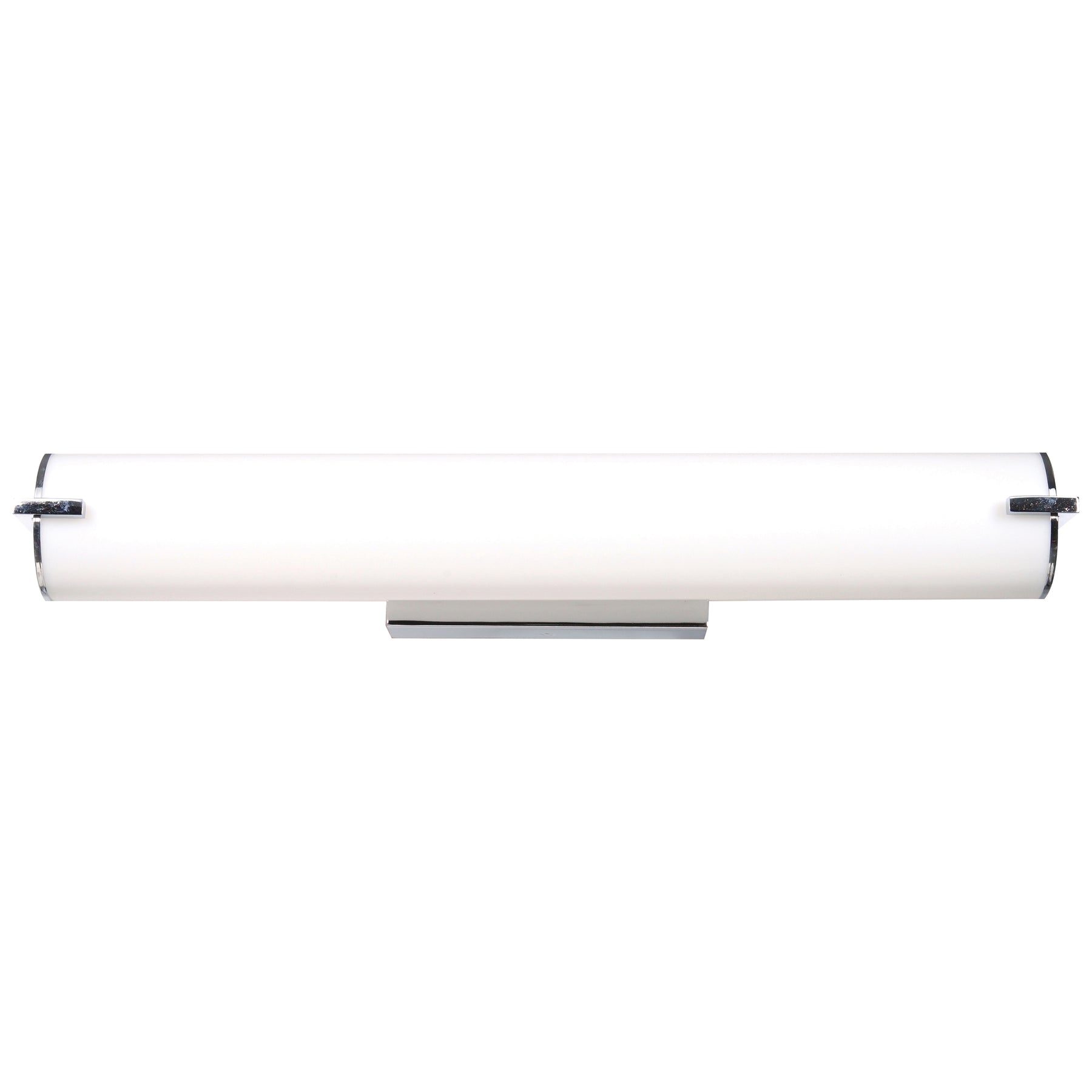 LED Vanity Light, 1500 Lumens, 25W, 3000K, 120V, Brushed Steel, Tube Collection