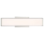 LED Vanity Light, 20W, 120V, Brushed Steel Finish, Citi Collection