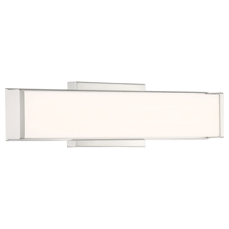 LED Vanity Light, 20W, 120V, Brushed Steel Finish, Citi Collection