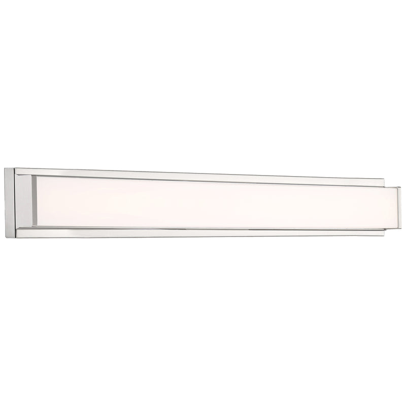 LED Vanity Light, 1750 Lumens, 25W, 3000K, 120V, Brushed Steel, Citi II Collection