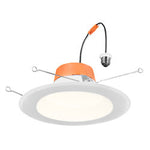 Performance Class 5/6" LED Downlight, 725 Lumen, CCT Selectable, 8W, Baffle or Smooth Reflector, 120V