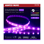 Dimension Pro, Tape Light Strip, 16 ft, Hi-Output, RGB plus Tunable White, J-Box connection, Starfish IOT Capable, IR Remote Included