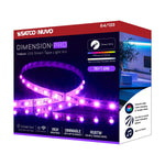 Dimension Pro, Tape Light Strip, 16 ft, Hi-Output, RGB plus Tunable White, J-Box connection, Starfish IOT Capable, IR Remote Included