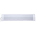 LED 2 Foot Ceiling Wrap with Pull Chain; 20 Watts; 27K/30K/35K/40K/50K CCT Selectable; White Finish; 120 Volt