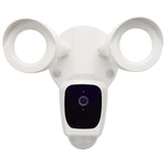 2 Head Outdoor SMART Security Light, With Camera, Starfish enabled, White Finish