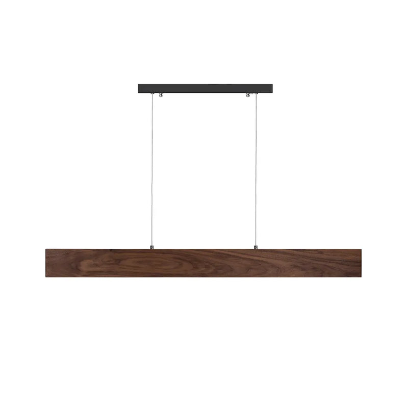 39" LED Linear Fixture, 1795 Lumens, 3000K, 20W, 100-240V, Walnut Wood Finish