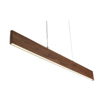 39" LED Linear Fixture, 1795 Lumens, 3000K, 20W, 100-240V, Walnut Wood Finish