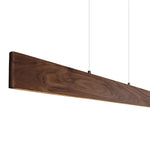 39" LED Linear Fixture, 1795 Lumens, 3000K, 20W, 100-240V, Walnut Wood Finish