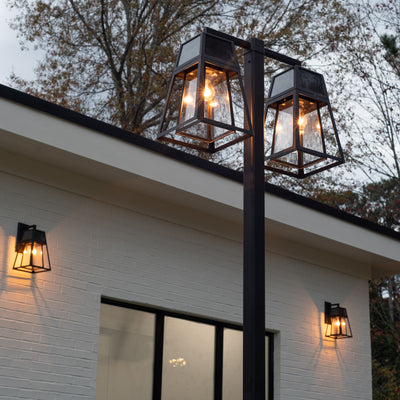 Aria Solar Post Light - Double