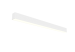 6 FT LED Direct/Indirect Suspended Linear Fixture G2, 7000 Lumen Max, Wattage and CCT Selectable, 120-277V, Black or White Finish