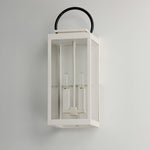 Nassau VX 1-Light Large Outdoor Wall Lantern, Black or White / Black