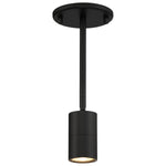 1 Light LED Wall Or Ceiling Spotlight, 6W, 120V, Matte Black Finish, Cafe Dual Mount Collection