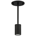 1 Light LED Wall Or Ceiling Spotlight, 6W, 120V, Matte Black Finish, Cafe Dual Mount Collection