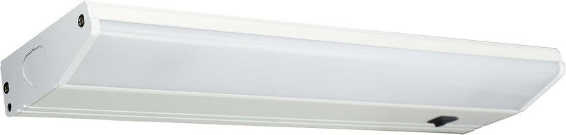 9" LED Undercabinet Light, 260 Lumens, 4 watt, 120V, 3000K or 4000K CCT,  White Finish