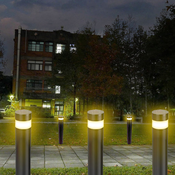 Solar Bollard Light, 250 Lumens, 4.5W, 5000K CCT