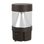 LED SPEC-SELECT™ Bollard Round, Flat Top Cone, 3360 Lumen Max, Wattage and CCT Selectable, 120-277V