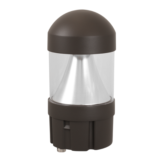 LED SPEC-SELECT™ Bollard Round, Dome Top, Cone, 3360 Lumen Max, Wattage and CCT Selectable, 120-277V