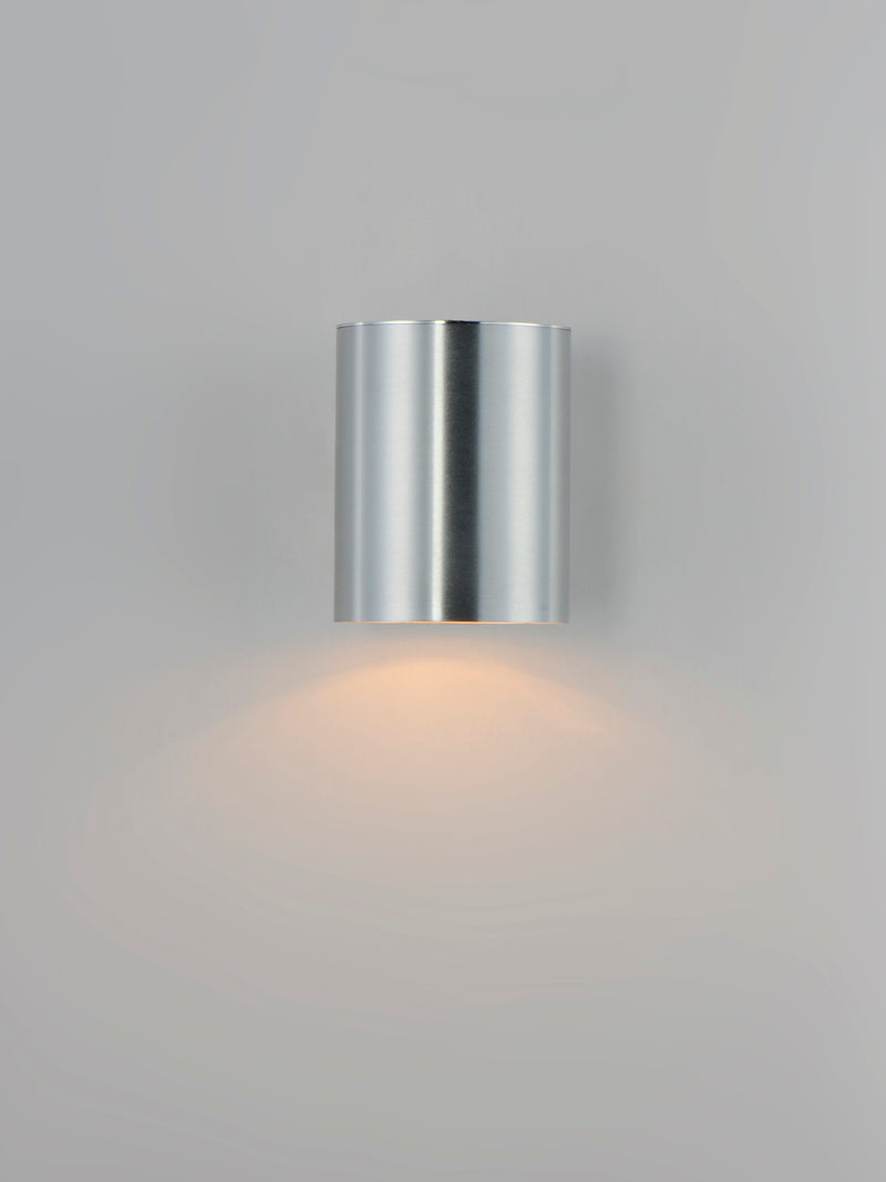 5" Cylinder Up/Down Light, 360 Lumens, 8 Watt, 120 Volts, Brushed Aluminum or Black Finish