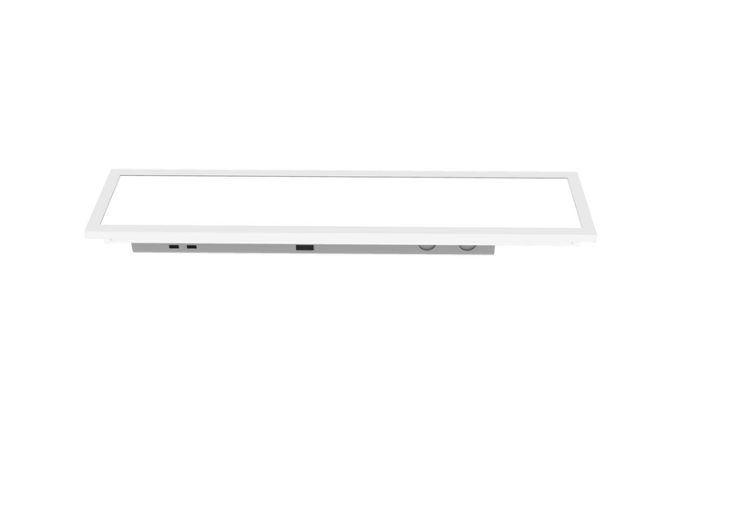 2FT LED Slim Linear Recessed Panel, 2300 Lumen Max, Wattage & CCT selectable, 120-277V