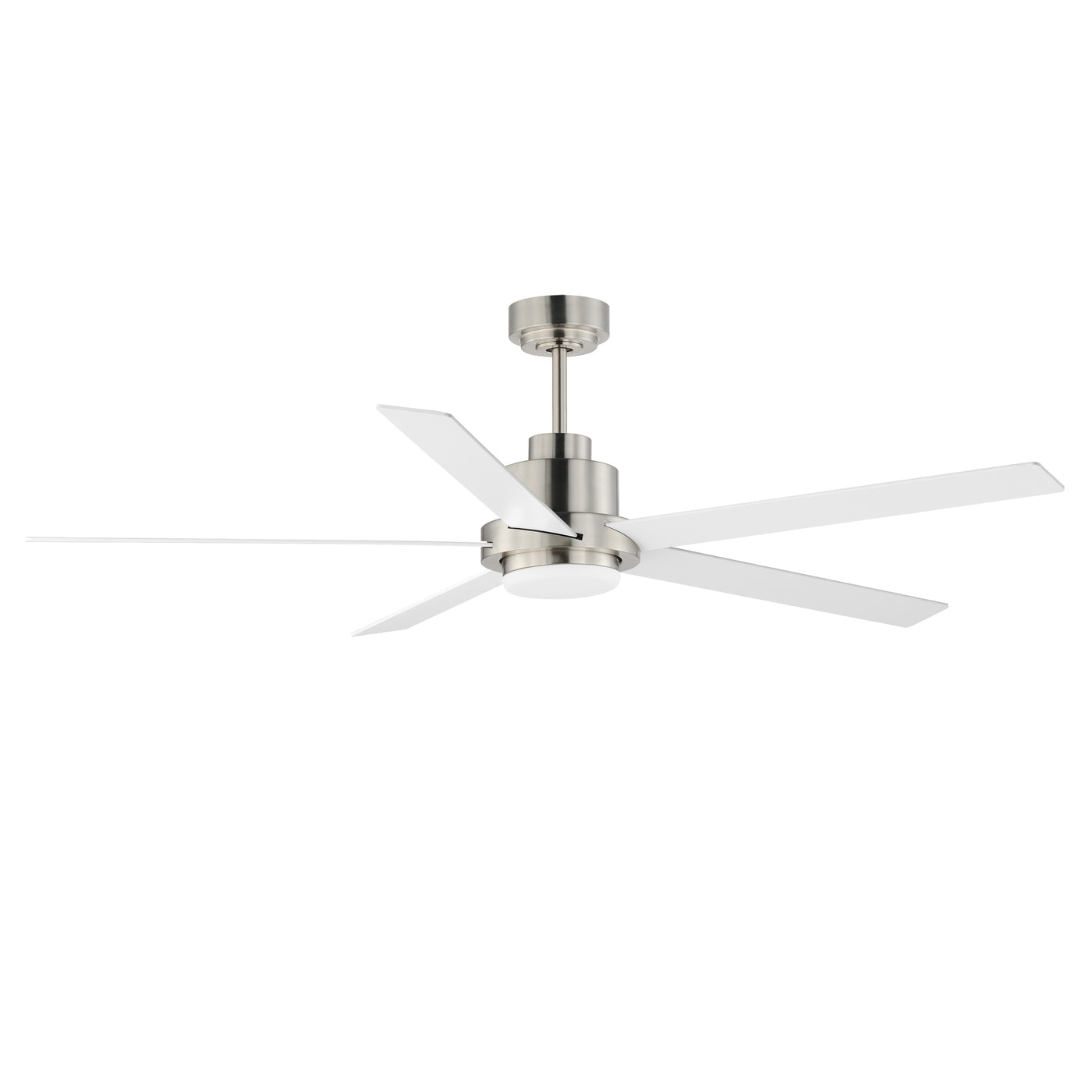 Daisy 60" 5-Blade Fan w LED Light Kit, Black Gold or Satin Nickel Finish