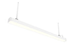 8 FT Outdoor LED Linear Fixture, 17,600 Lumen Max, Wattage and CCT Selectable, IP66 Rated, Suspended Mount with Linking Kit Option, 120-277V