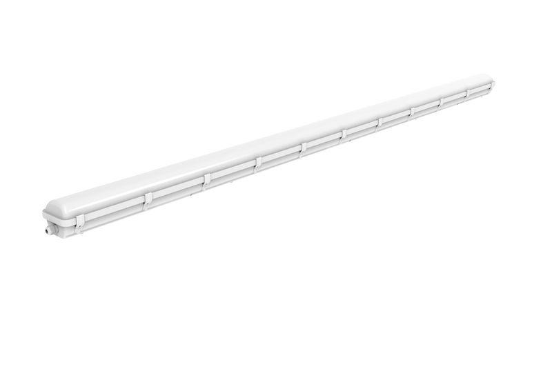 8FT LED Vapor Tight Fixture, 13000 Lumen Max, CCT and Wattage Selectable, 120-277V