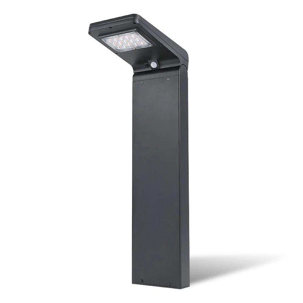 5W Solar LED Square Bollard Light