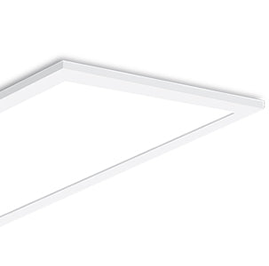 2 PK 2 x 4 Foot LED Flat Panel, 8,300 Lumens, 75 watt, 100-277V, 5000K CCT, White Finish