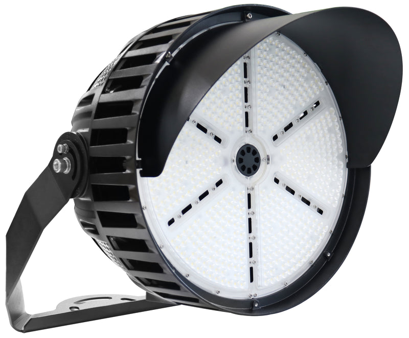 15" Sports Light, 406 Watt, 120-277V, 53,853 Lumens, 5000K CCT, Narrow Flood Beam Angle