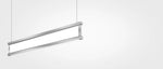 4FT Vertical Linear LED Fixture, 3200 Lumens, 40W, CCT Selectable, Louver Lens, Internal Driver 110-277V