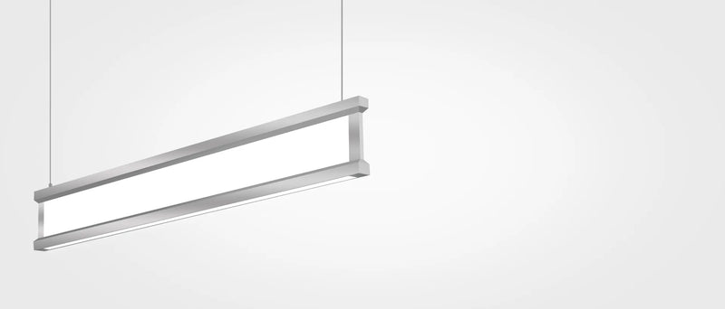 4FT Vertical Linear LED Fixture, 4400 Lumens, 45W, CCT Selectable, Diffuser Lens, External Driver, 110-277V