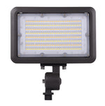 7x7 LED Flood Light With Yoke Mount and Photocell, Wattage Selectable 40W/50W/60W, 7800 Lumens, 120-277V, CCT Selectable:3000K/4000K/5000K