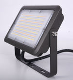 7x7 LED Flood Light With Yoke Mount and Photocell, Wattage Selectable 40W/50W/60W, 7800 Lumens, 120-277V, CCT Selectable:3000K/4000K/5000K