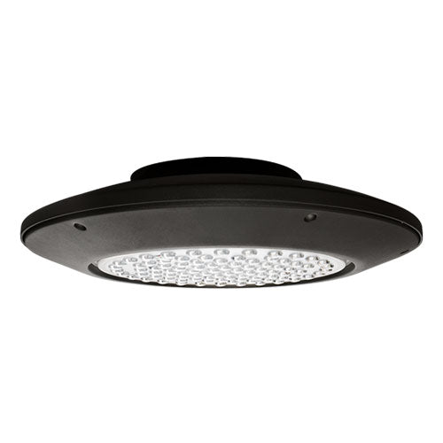 Aeroform Round Garage Canopy Light, 15,429 Lumen Max, 100W, 3000K, 4000K, or 5000K, Clear Lens,120-277V, Bronze Finish